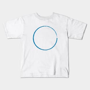 Painted Blue Roundabout Kids T-Shirt